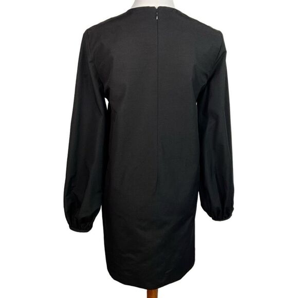 COS Black Custom Altered Long Puff Sleeve Shift Dress EU 38 - Picture 6 of 8